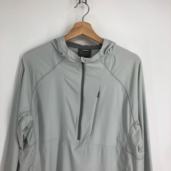 KATHMANDU Hooded Half Zip Pullover Powder Gray - Picture 4 of 9